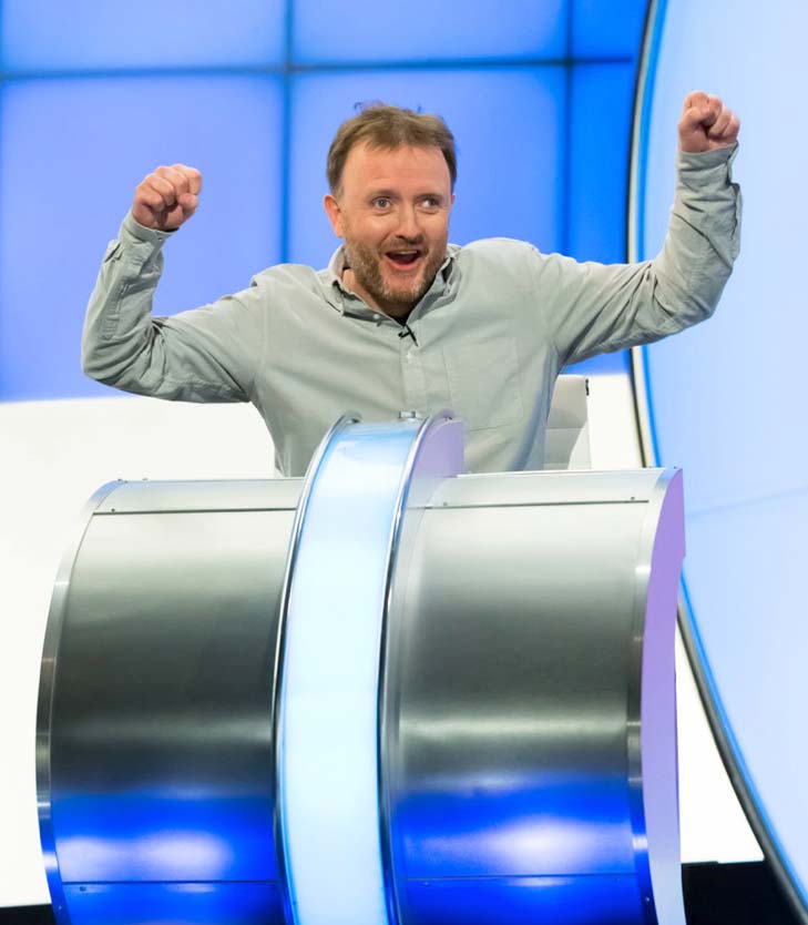 Chris McCausland sat behind the desk on Would I Lie to You